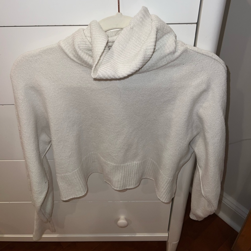Urban Outfitters Cream Cowl Neck Sweater